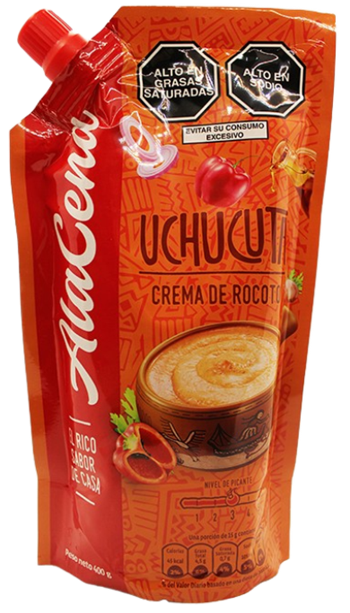 Red chili uchucuta sauce - 400 gr - A la cena