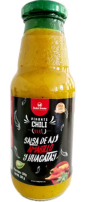 Huacatay and yellow chili sauce - 300 gr - Inka Green