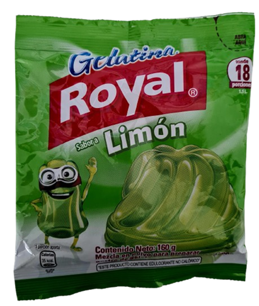 Lemon gelatine pudding  - 160 gr - Royal