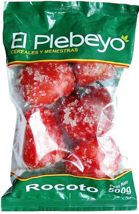 Frozen red chili - 500 gr - Plebeyo