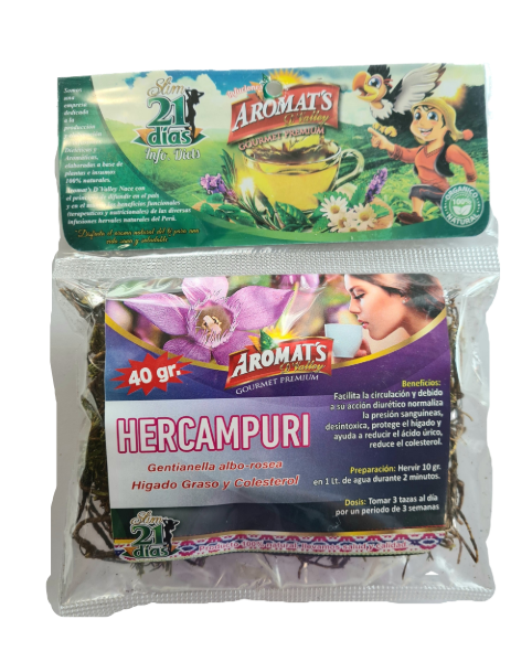 Hercampuri root (Gentianella alborosea) - 40 gr - Aromat's