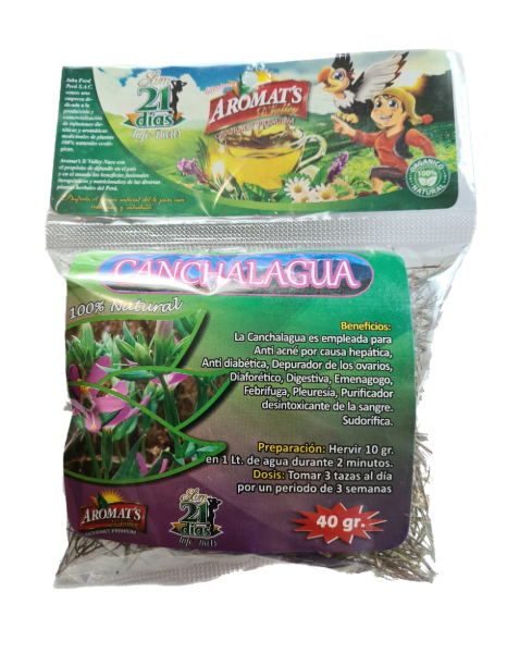 Canchalagua herbal tea - 40 gr - Aromat's